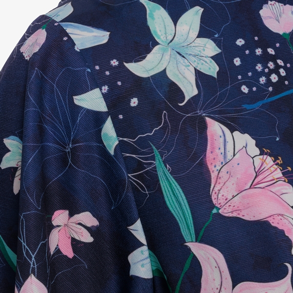 TwoDay dames jumpsuit blauw met bloemenprint