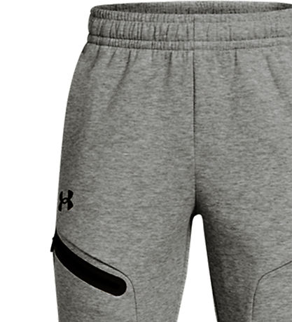 Under Armour Hosen - Unstoppable - Grau Meliert/Schwarz