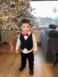 Boys christmas outfit - wit