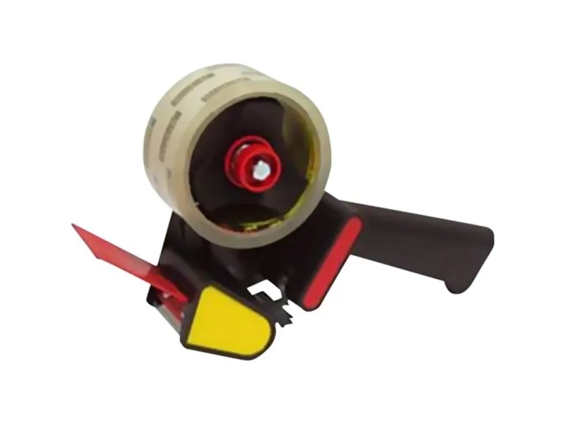 Scotch Pakketape-ruller HE180 Grå, Rød Rulle Bredde (max.): 50 mm Rulle længde (max.) 66 m Med bremseanordning