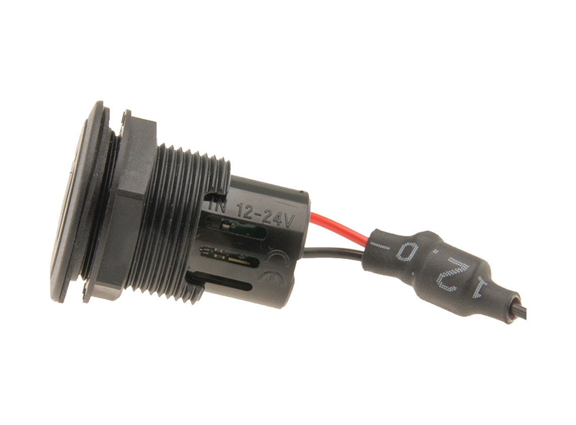 BBA power USB inbouwdoos C/A 12/24V DC