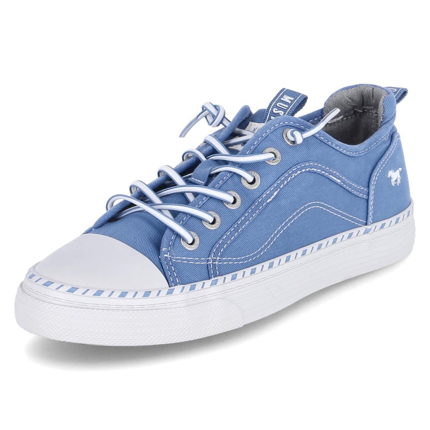 Mustang Slip-On-Sneaker - hellblau