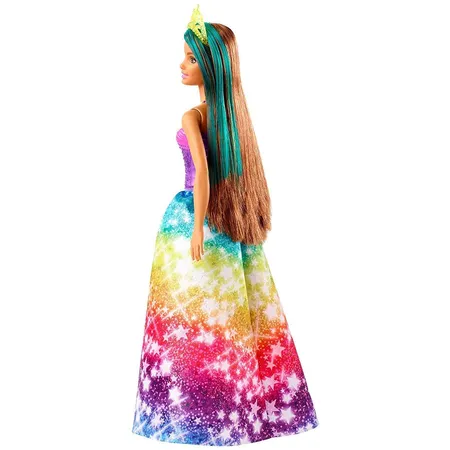 Barbie Dreamtopia Prinzessin Puppe brünett und türkisfarbenes Haar