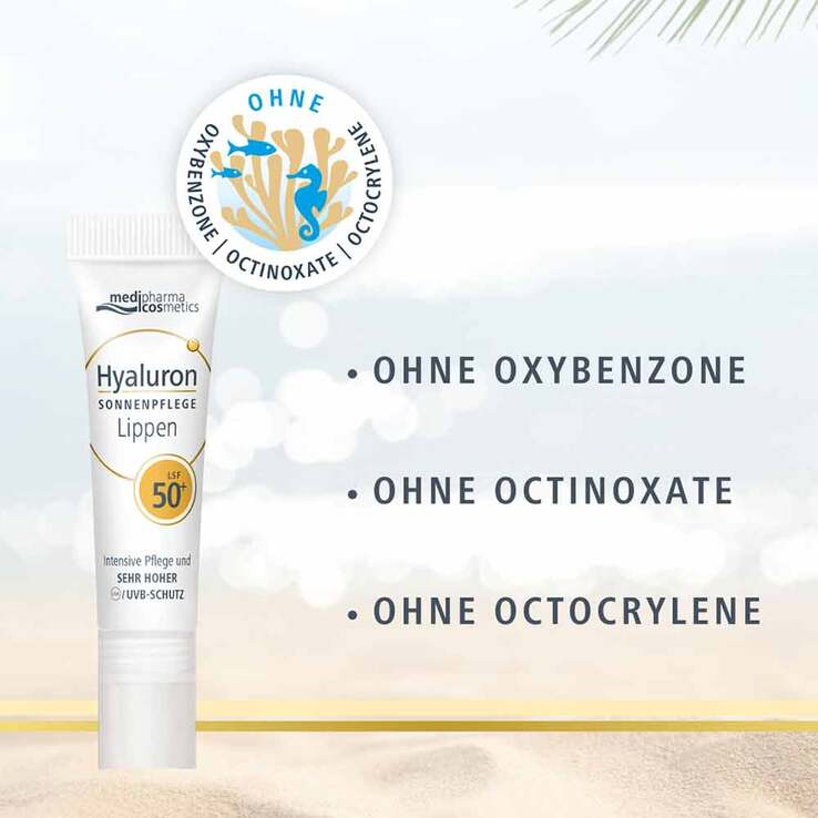 Hyaluron Sonnenpflege Lippen LSF 50+ , 7 ml
