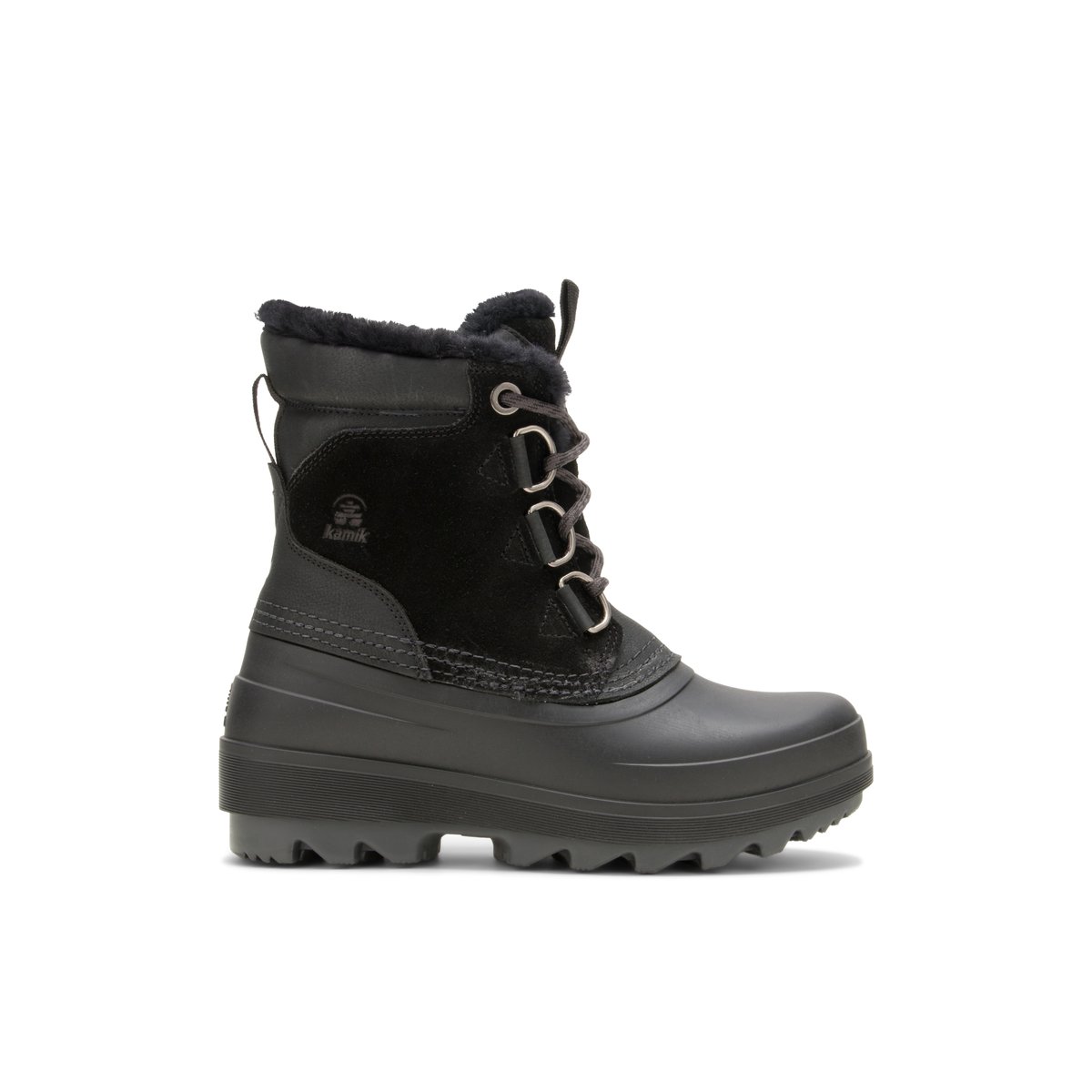 KAMIK-Lauren_lo-Bottes d'hiver - Semelle tracteur - Noir