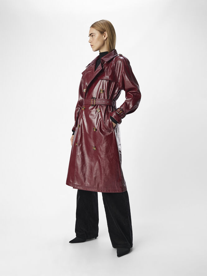 Object OBJERIKA TRENCH COAT A REP Cabernet