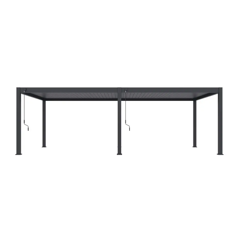 Orion Premium overkapping - 400 x 800 cm - Antraciet