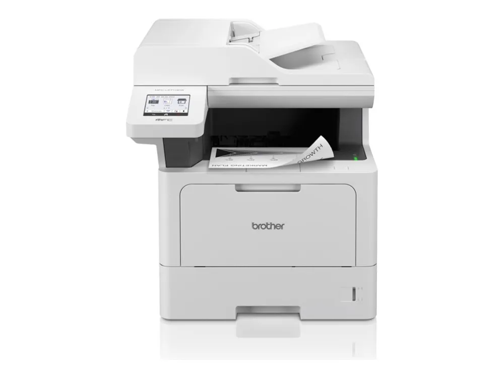 Brother MFC-L5710DW - Multifunktionsprinter - S/H - laser - Letter A (216 x 279 mm)/A4 (210 x 297 mm) (original) - A4/Legal (medie) - op til 48 spm (kopiering) - op til 48 spm (udskriver) - 350 ark - 33.6 Kbps - USB 2.0, Gigabit LAN, Wi-Fi(n), USB 2.