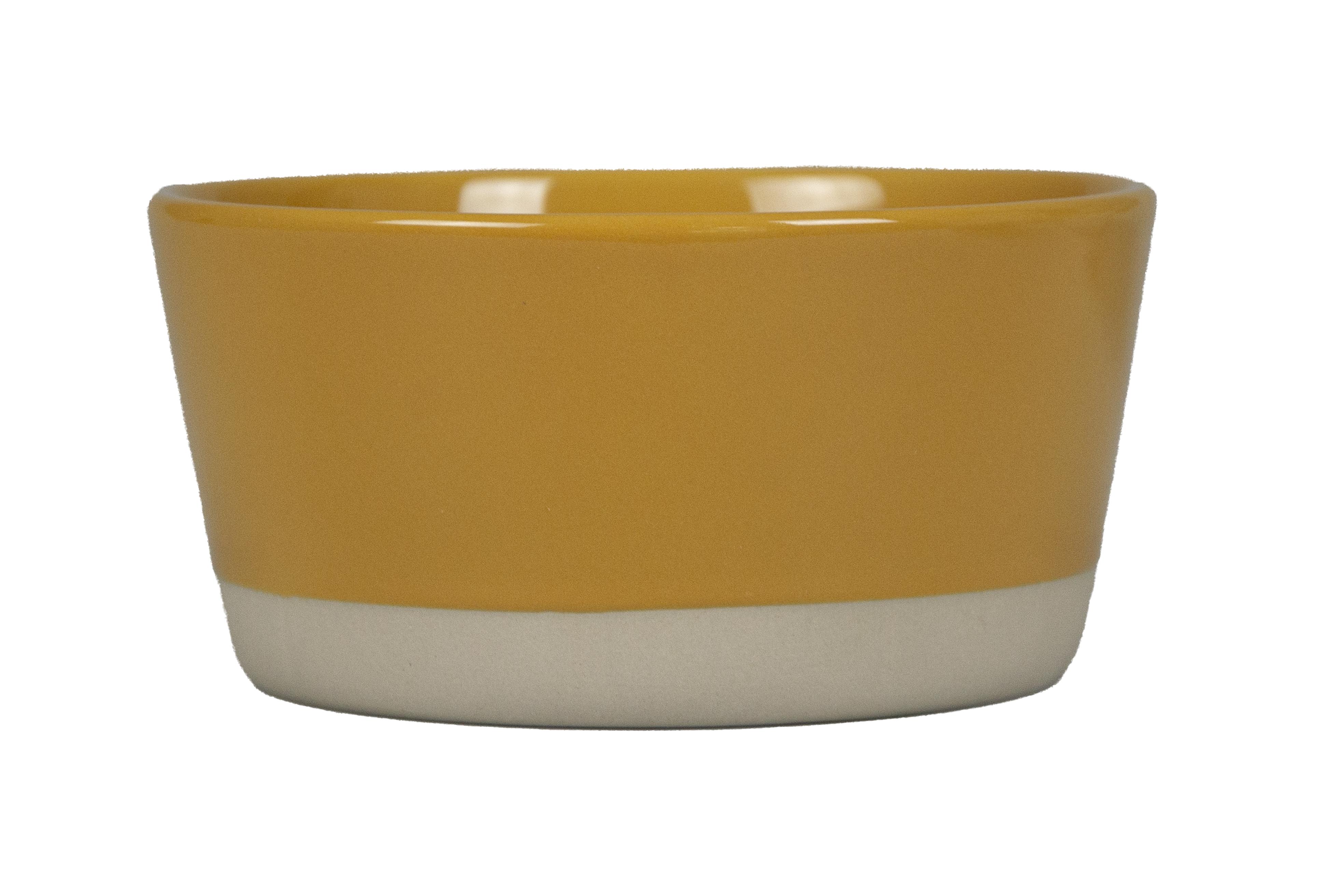 ASSIETTE CREUSE NATURAL 14CM CURRY GRES