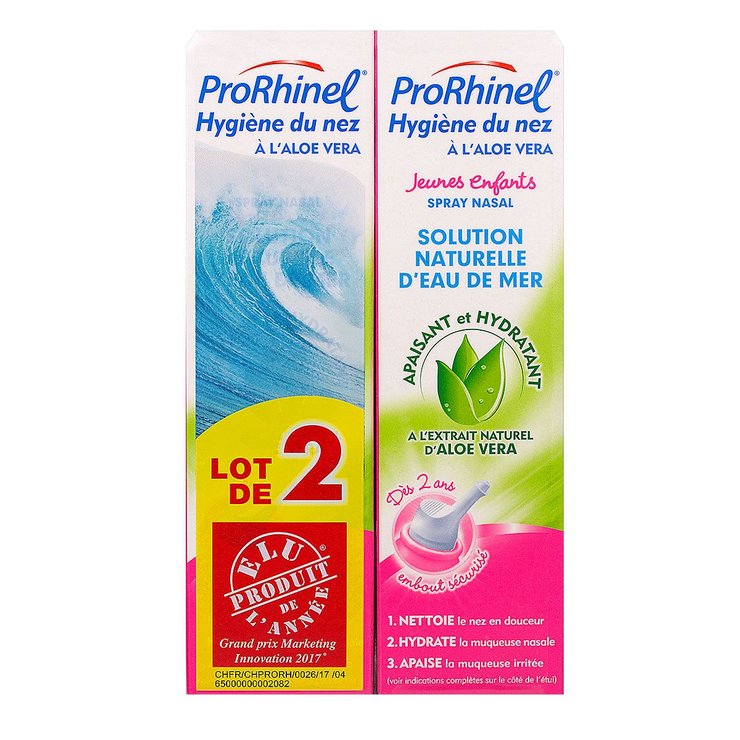 Spray nasal aloe vera jeunes enfants 2x100ml