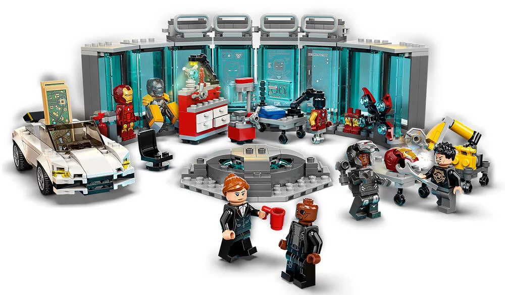 LEGO® MARVEL SUPER HEROES - 76216 - L'ARMURERIE D'IRON MAN
