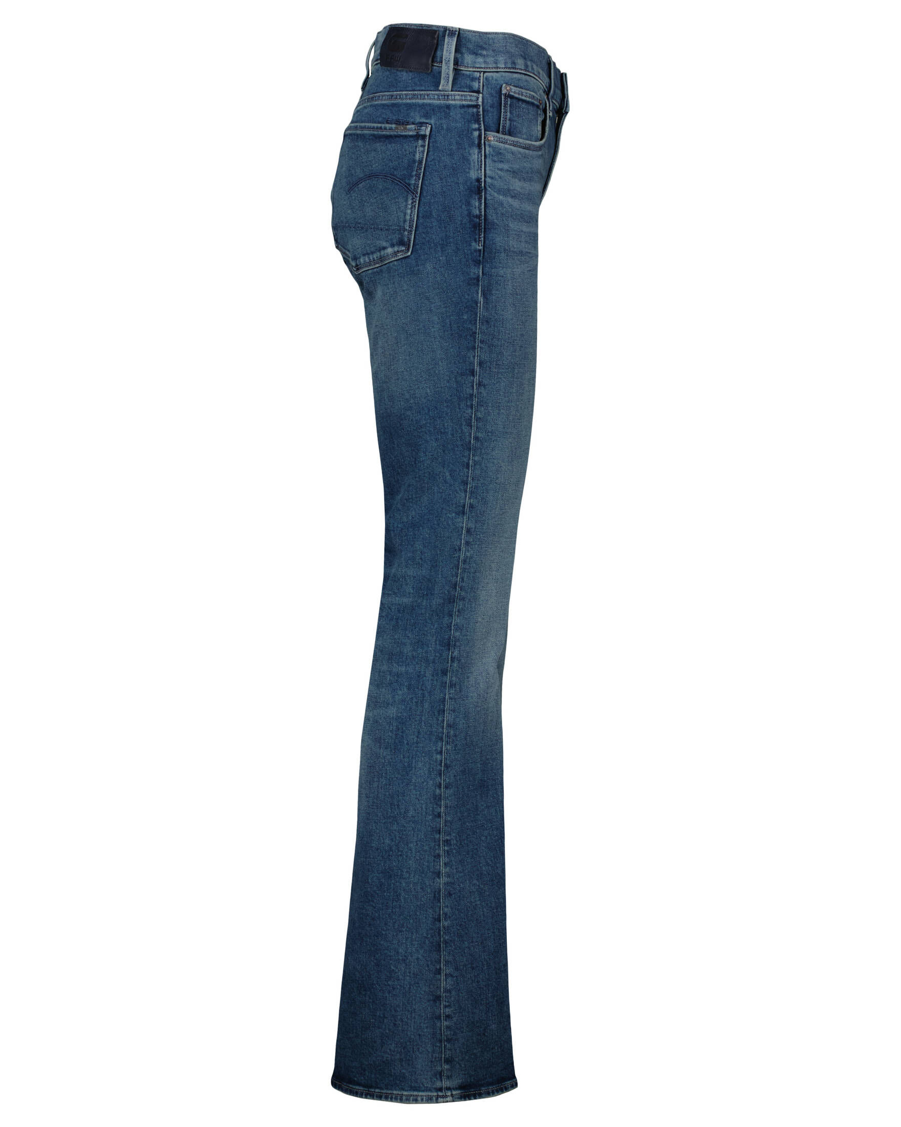 G-Star RAW| Damen Bootcut-Jeans 3301 FLARE Skinny Fit High Rise