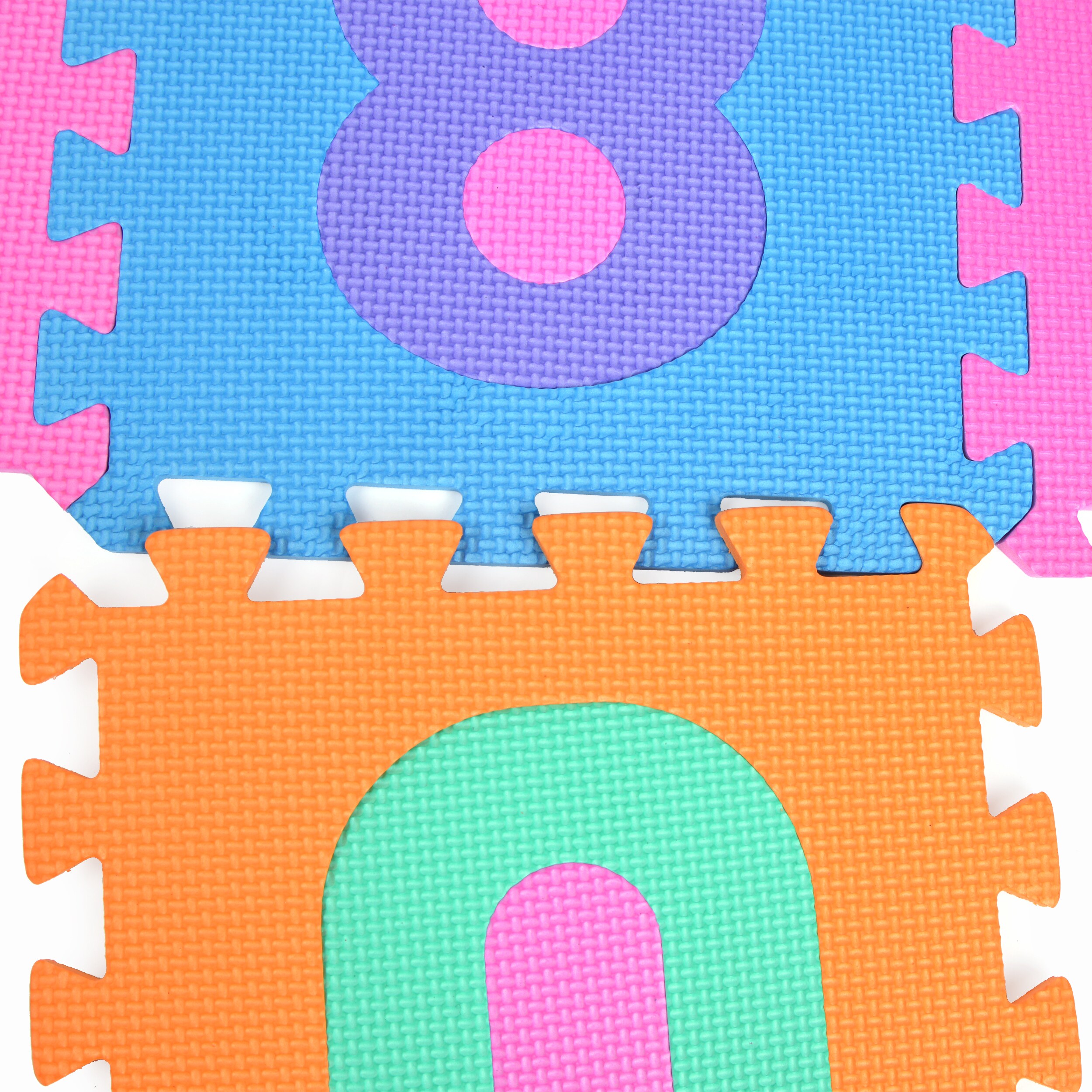Pink Papaya Puzzlematte mit Zahlen Puzzlestar 123