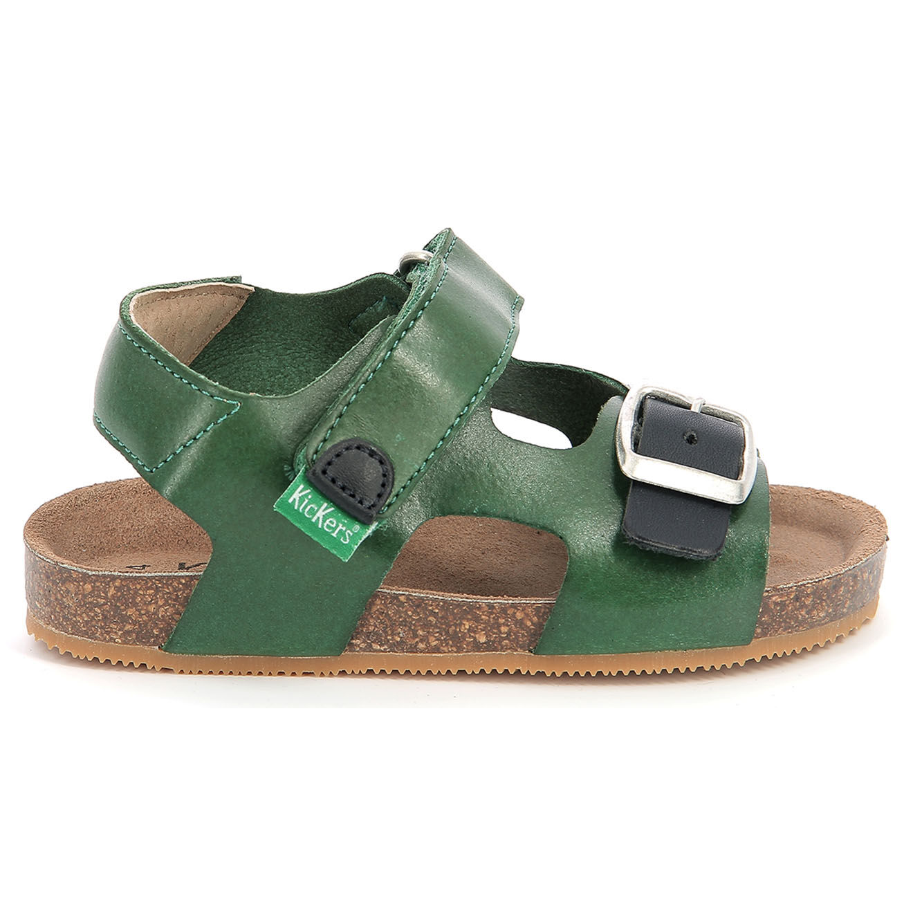 Kickers Sandales Fuxio vert/marine