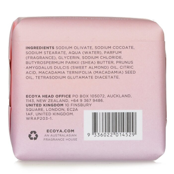 Ecoya Sabonete - Ervilha Doce e Jasmim  90g/3.2oz