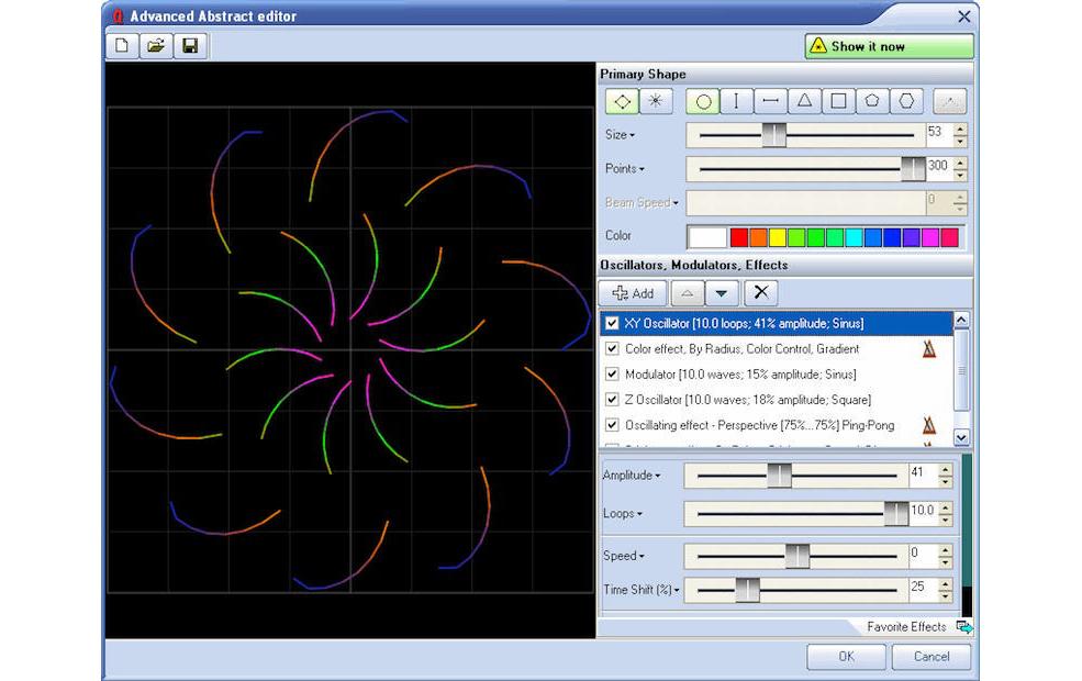 Lichtsteuerung Pangolin Quickshow Flashback 3<br>Laser-Steuerungs-Software