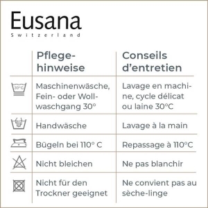 EUSANA Damen Langarmshirt M Rollkragen ivoire