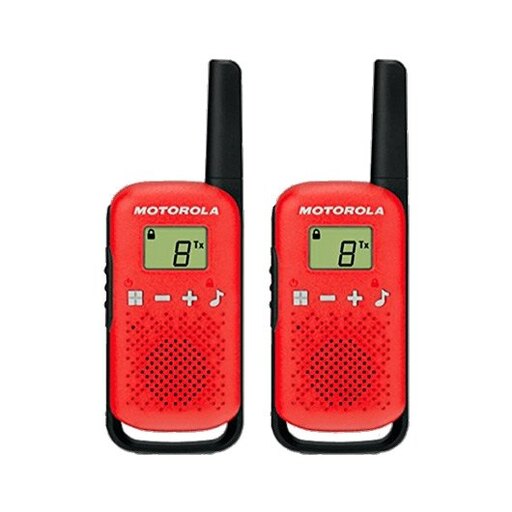 Rádios comunicadores Motorola T42 de duas vias com 16 canais