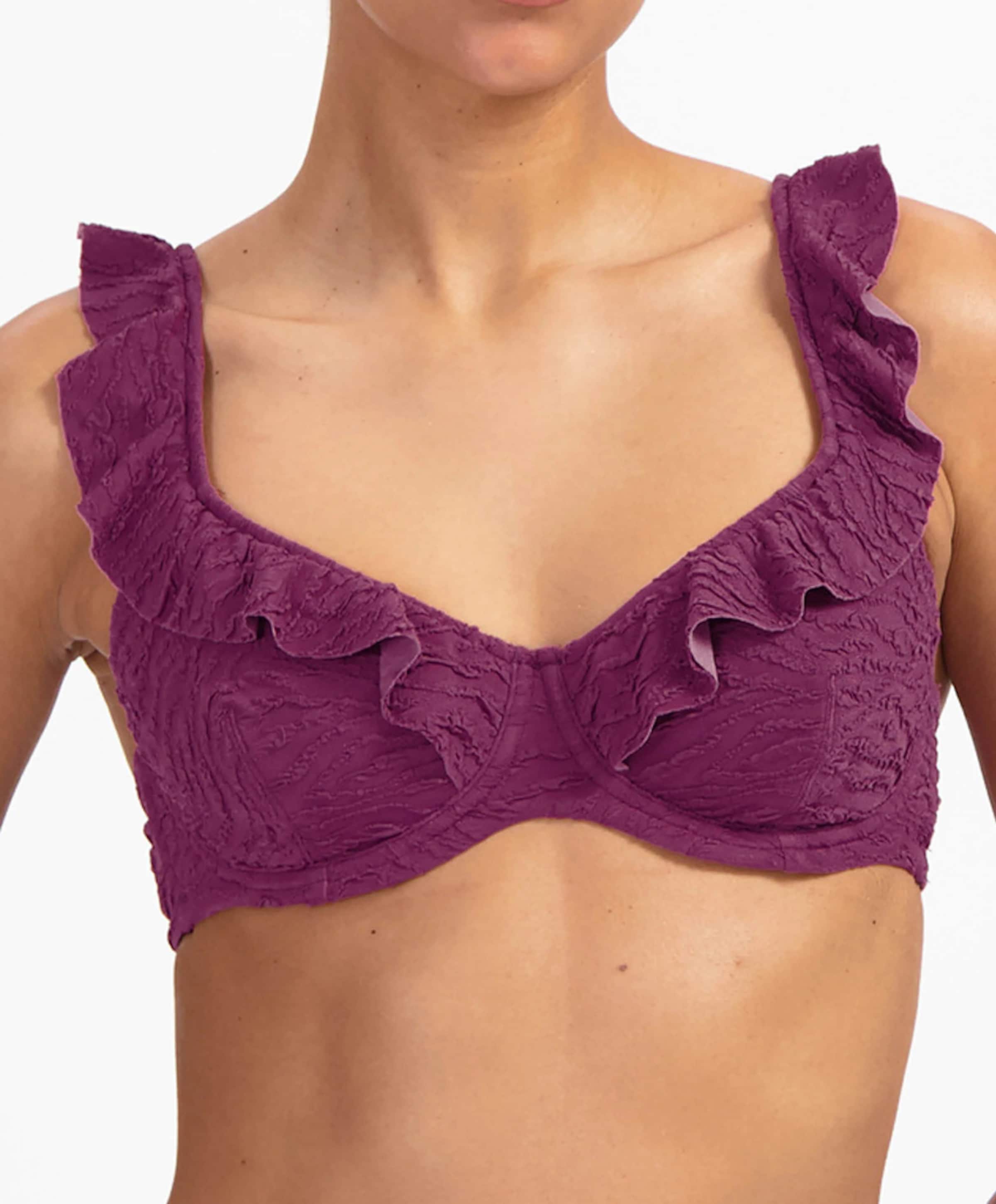 Beachlife Dames bikinitop paars