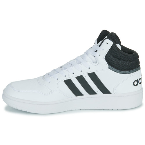 Adidas Sportswear - HOOPS 3.0 MID - Blanc / Noir