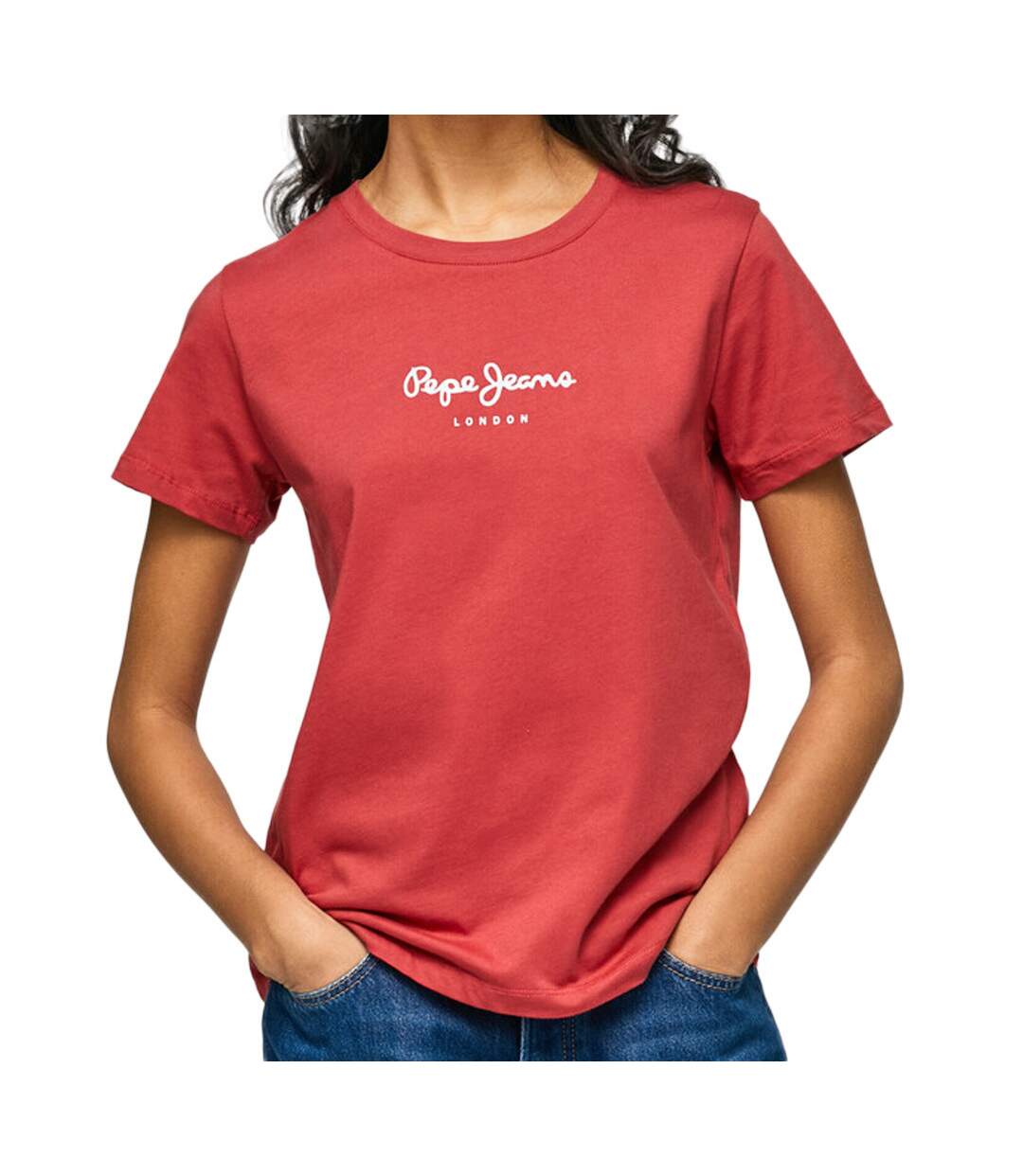 T-shirt Rouge Femme Pepe jeans Wendy