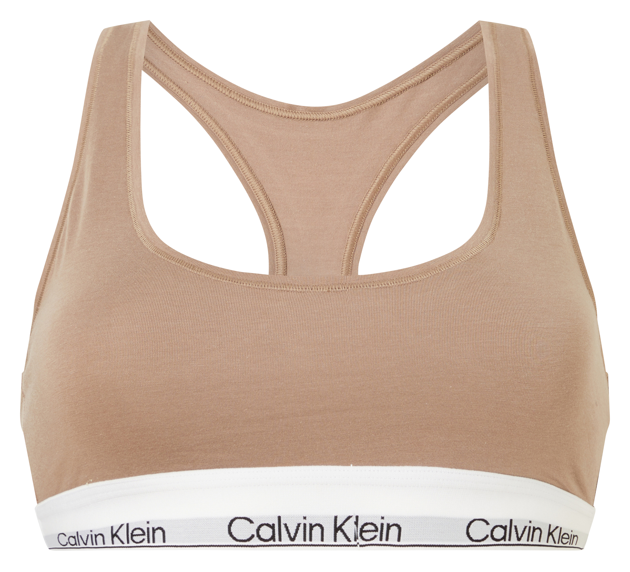 Brassière en coton mélangé | Marron