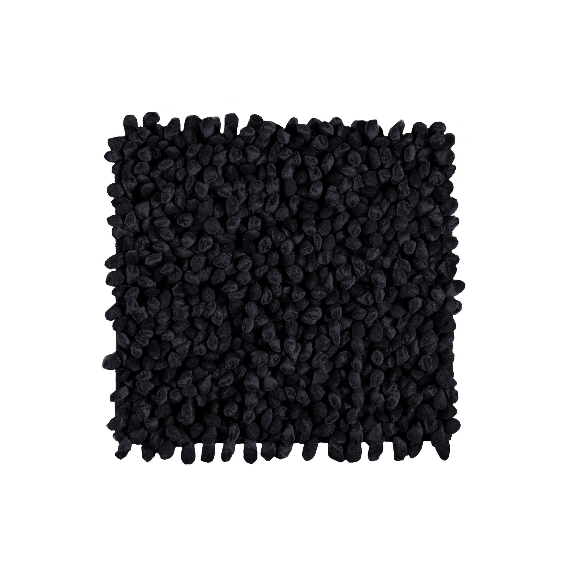 Rocca Badmat Black | 70 x 120 cm | Zwart | Katoen | Polyester