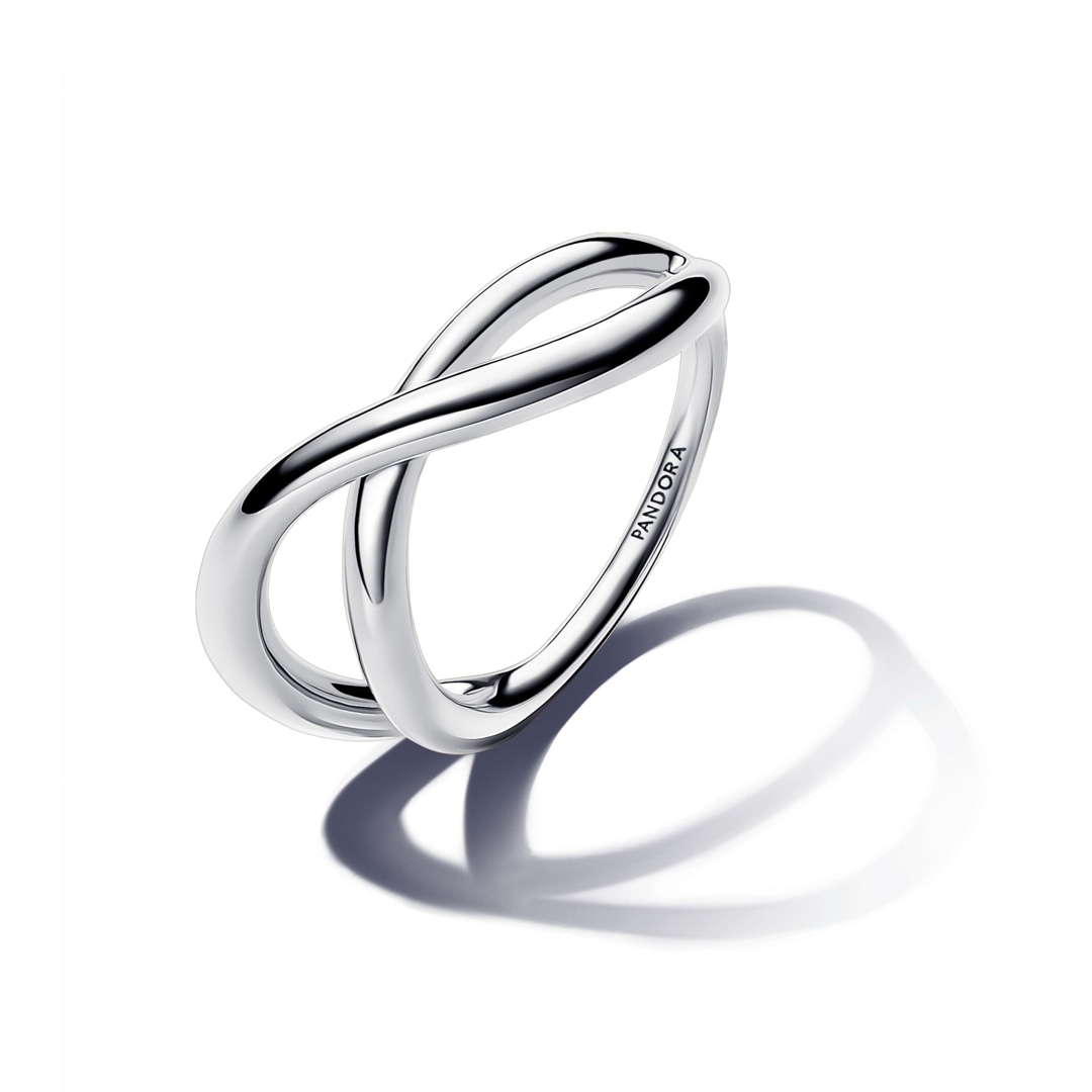Pandora Essence Organisch Geformter Unendlichkeitsring 925 Silber