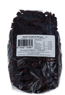 Boerjan Cranberry Zon Gedroogd 500GR