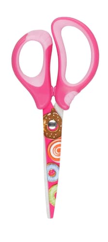 Idena Schere Donut mit Softgriff rosa 15cm