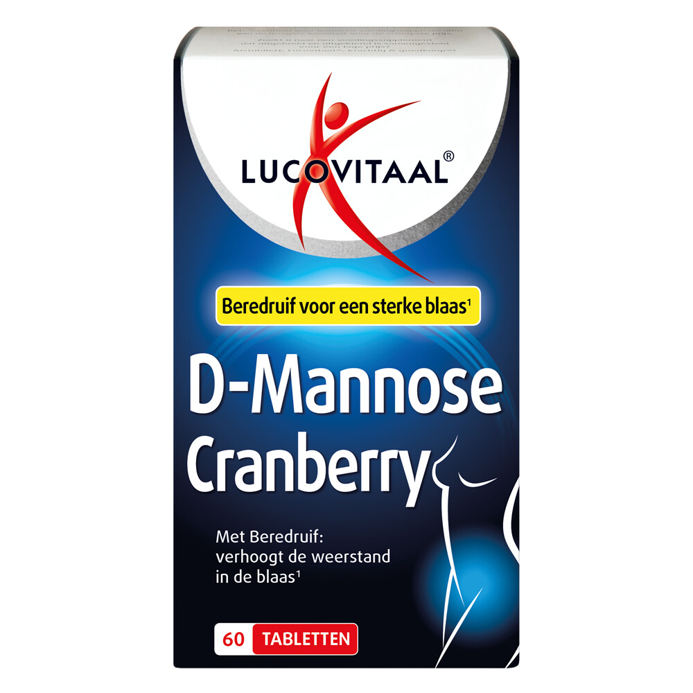 Lucovitaal D-Mannose Cranberry Blaasfunctie60 tabletten