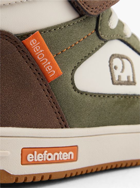 elefanten YOYO Hoher Sneaker Khaki