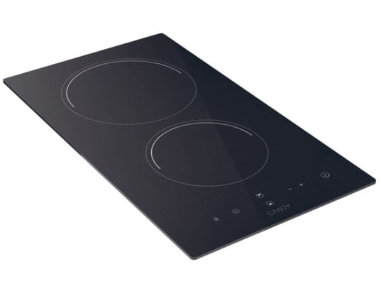 CANDY - Domino vitroceramique CDH30, 2 foyers, 1200 et 1800w