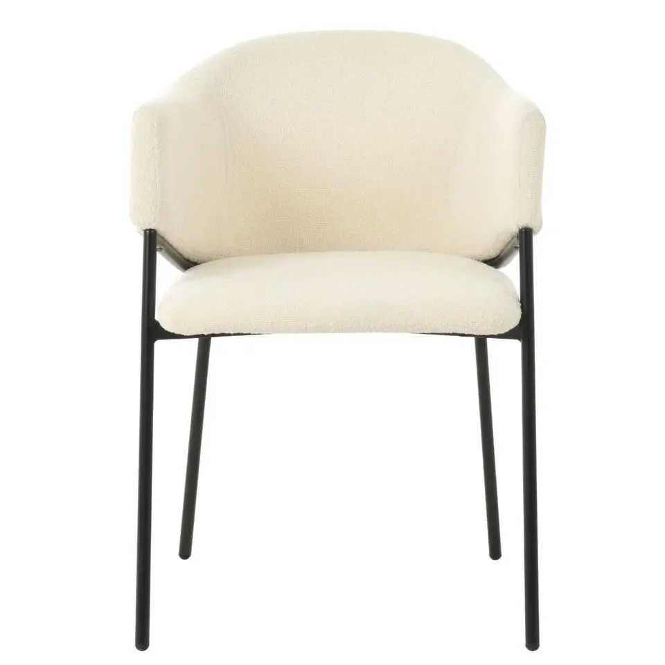 DS4U - Elza eetkamerstoel boucle wit