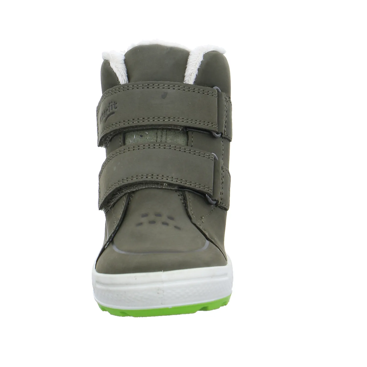 SUPERFIT Kleinkinder-Winter-Bottine Grün Textil  Baby-Boot