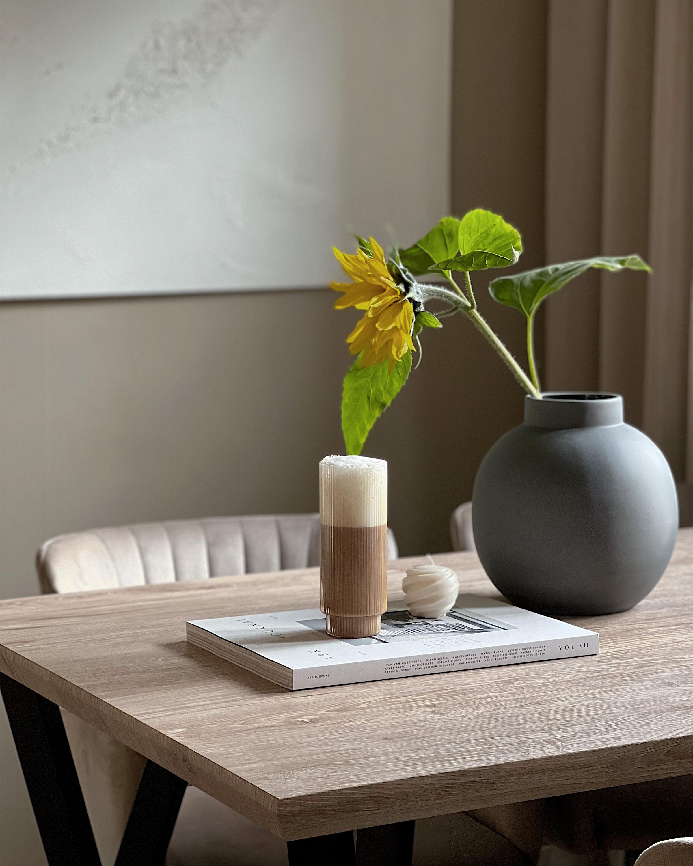 Eettafel BRAVO Lichtbruin 80 cm 140 cm