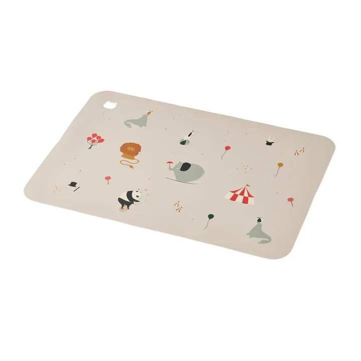 LIEWOOD - Jude Kinder-Tischset Circus, sandy
