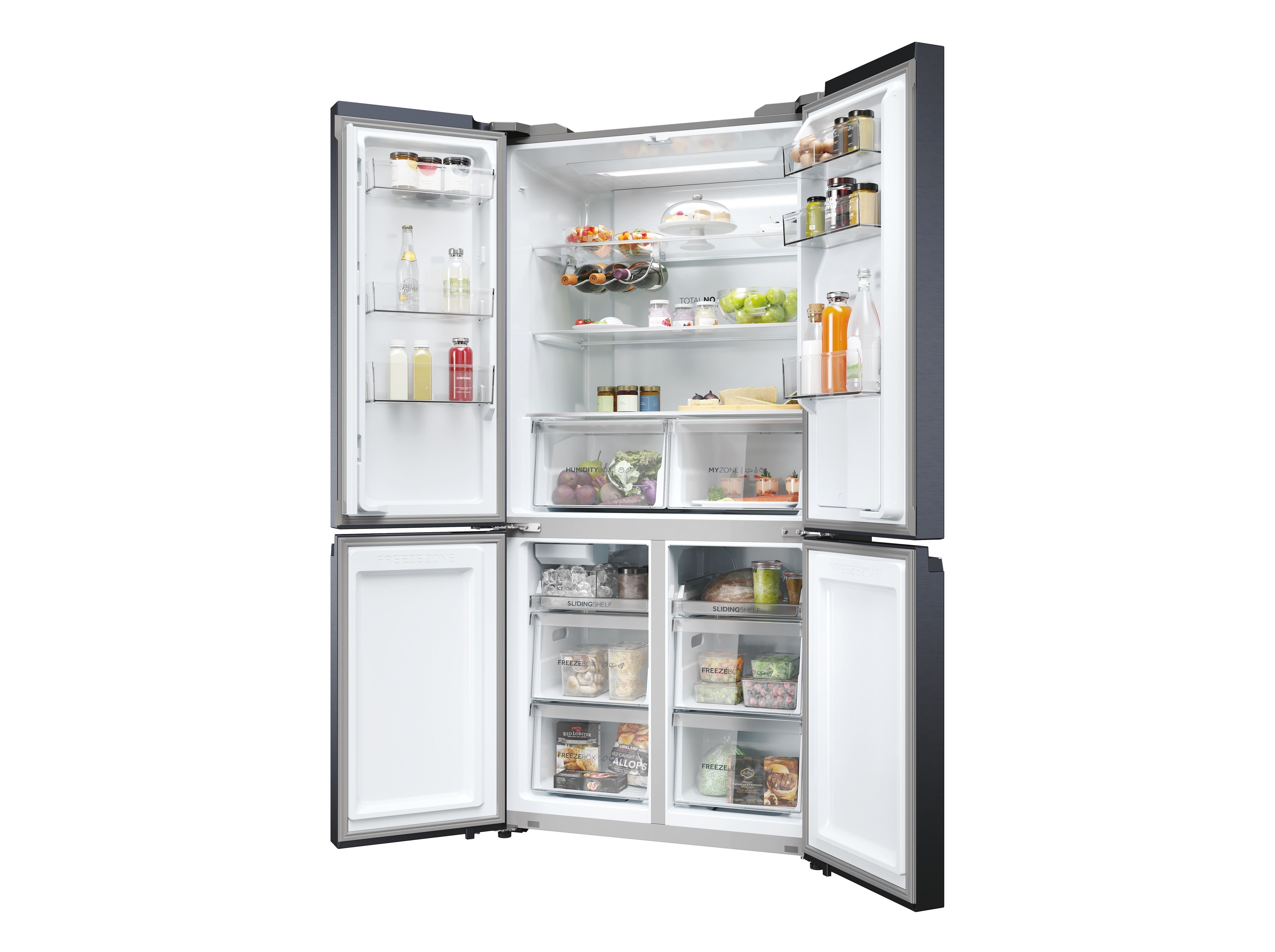 FRIGORÍFICO AMERICANO HAIER HCR5919EHMB PRETO ESCOVADO E 525L NO FROST