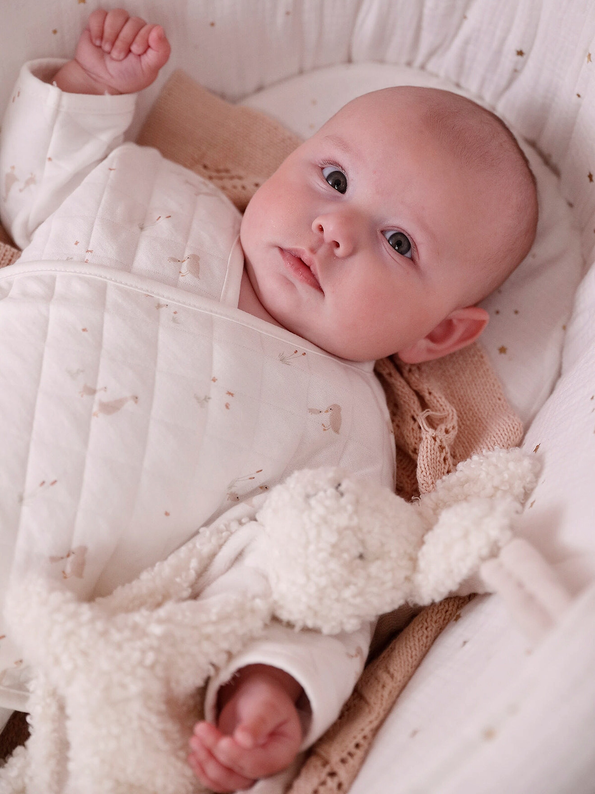Vertbaudet 3er-Pack Baby Strampler mit Reißverschluss BASICS blush