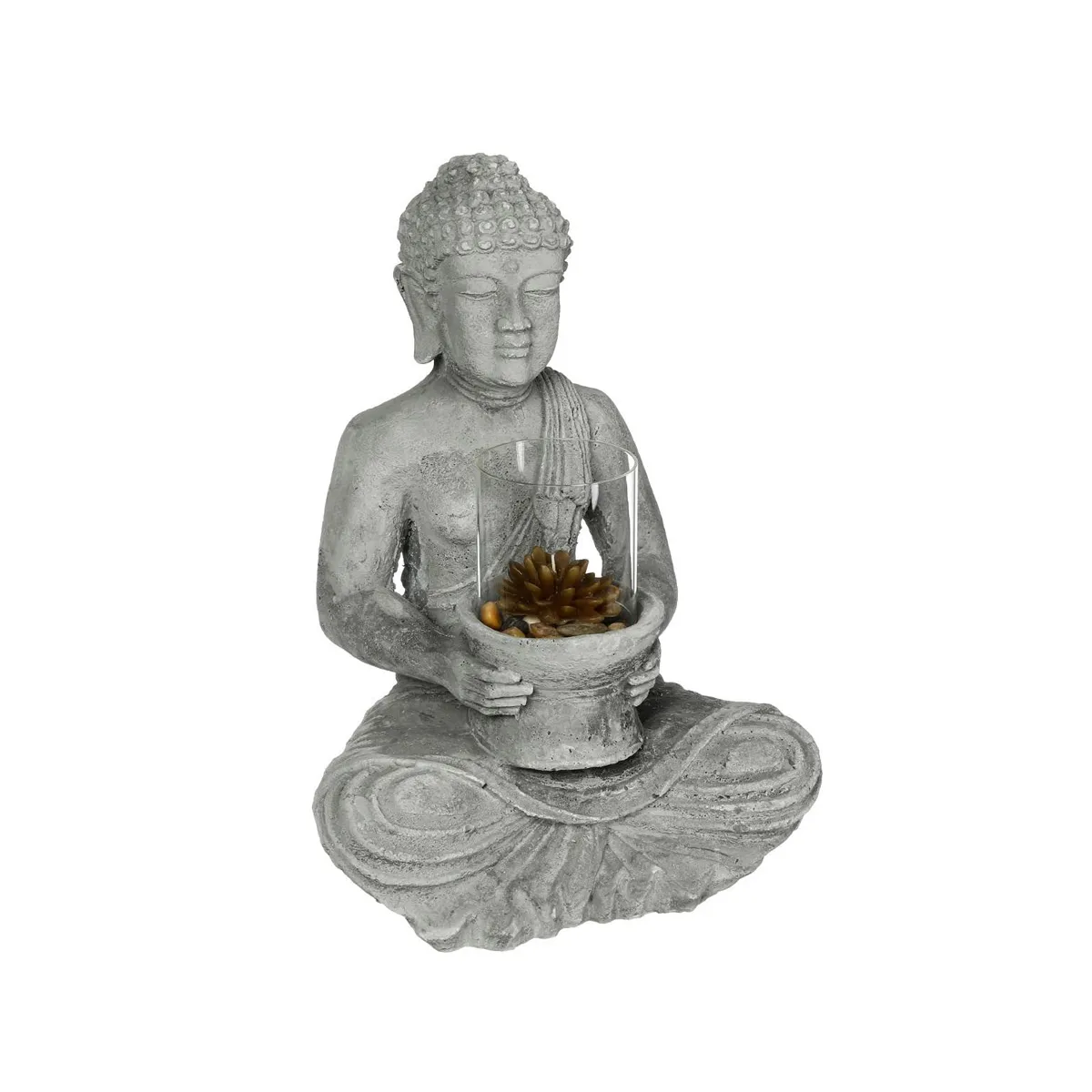 Atmosphera, Createur D'Interieur Atmosphera Bouddha Assis avec Bougie