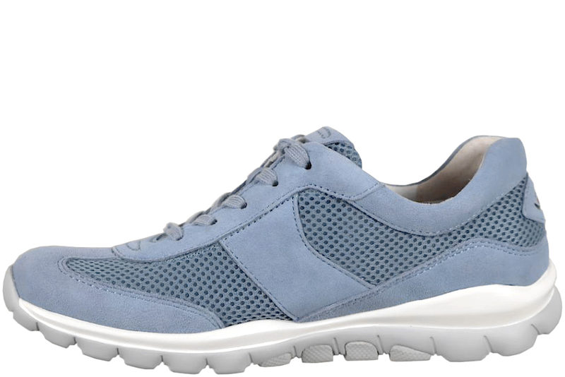 GABOR ROLLING SOFT SKO I LYSEBLÅT NUBUCK