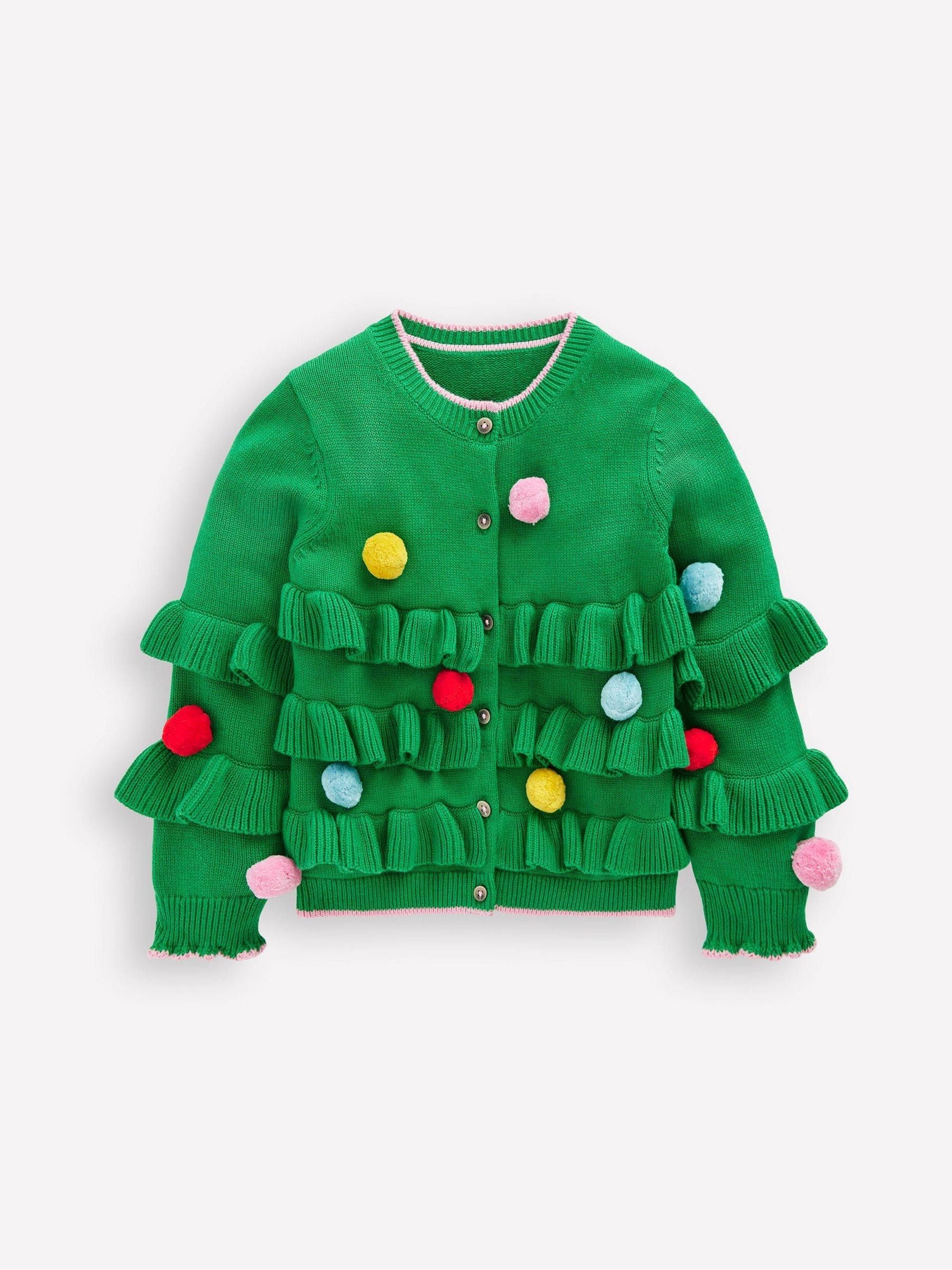 Boden Christmas Logo Cardigan