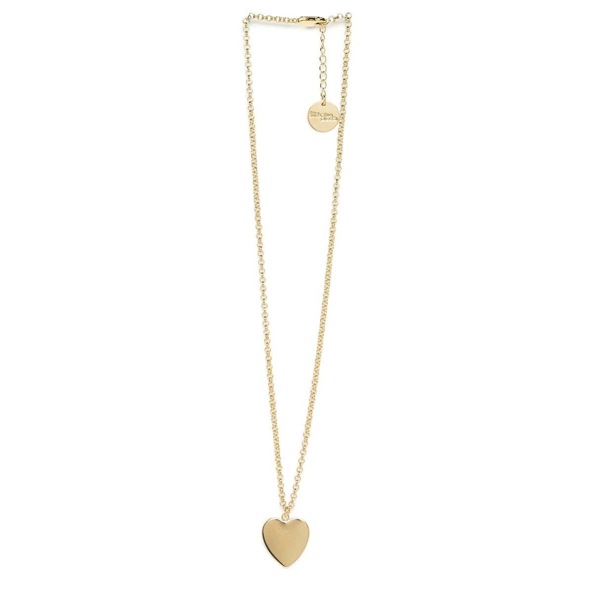 collier coeur doré à l'or fin - APHRODITE