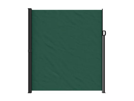 Auvent latéral rétractable vert foncé 220x600