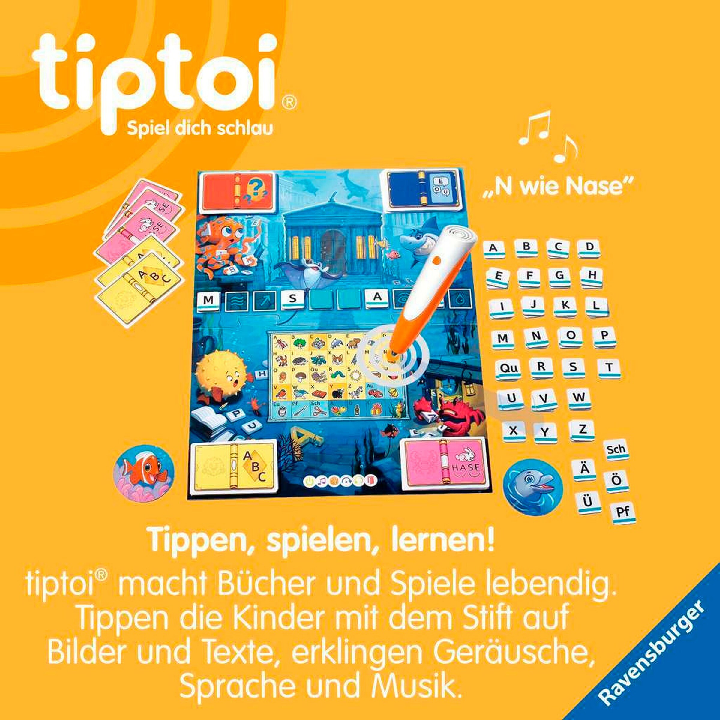 Ravensburger - TIPTOI Tief im Wörter-Meer