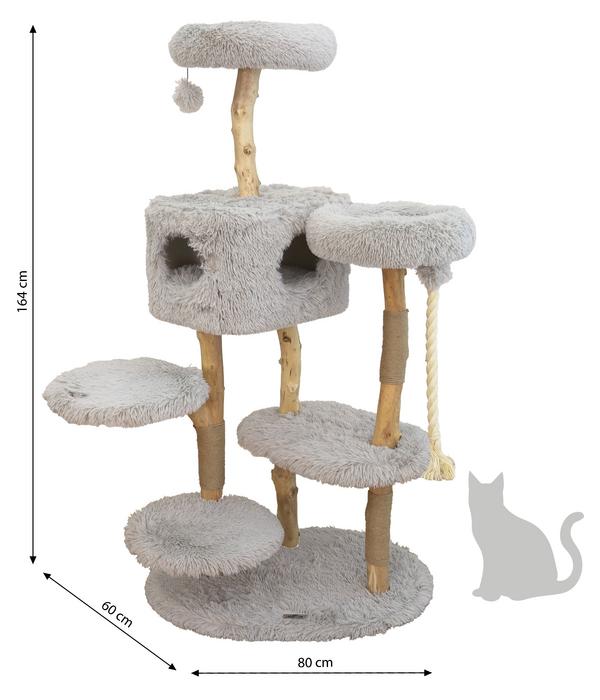 Dehner Premium Lovely Natur-Kratzbaum Kraxeln
