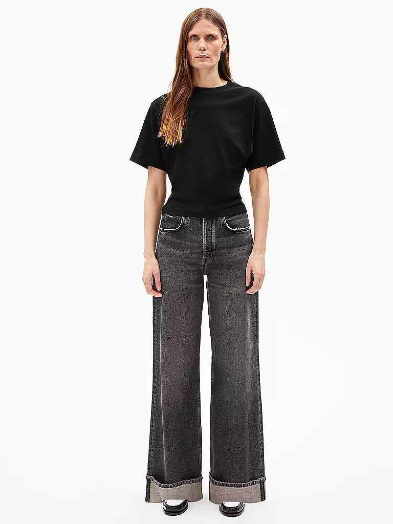 ARMEDANGELS T-Shirt HERSILIAA  schwarz