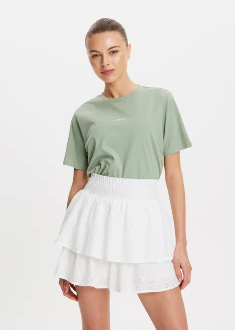 T-shirt met logo groen (GRN.M)