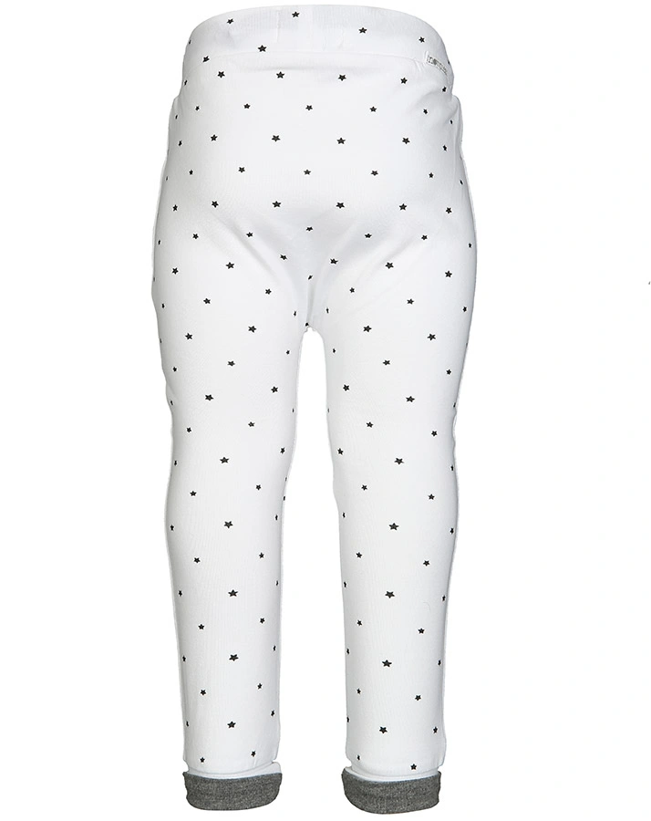 Jersey-Hose COMFORT BO – STARS in weiß