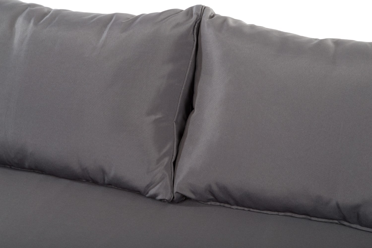 3-teiliges Ecklounge-Set - anthrazit - inklusive Kissen
